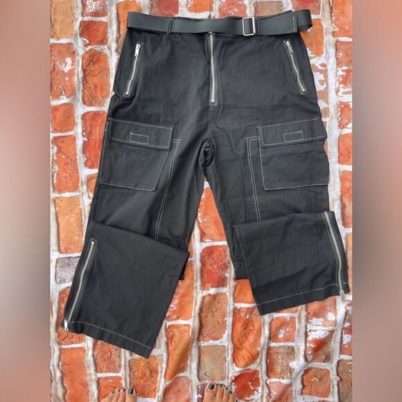 NWT Poster girl Y2k JNCO like cargo pants Sz XL - Picture 2 of 7